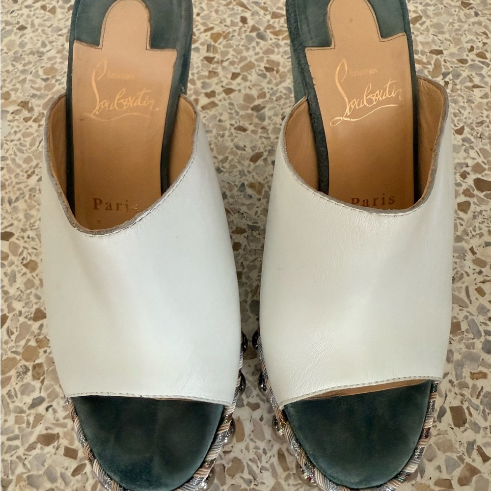 Christian Louboutin Janibasse 60 Wedge Sandals